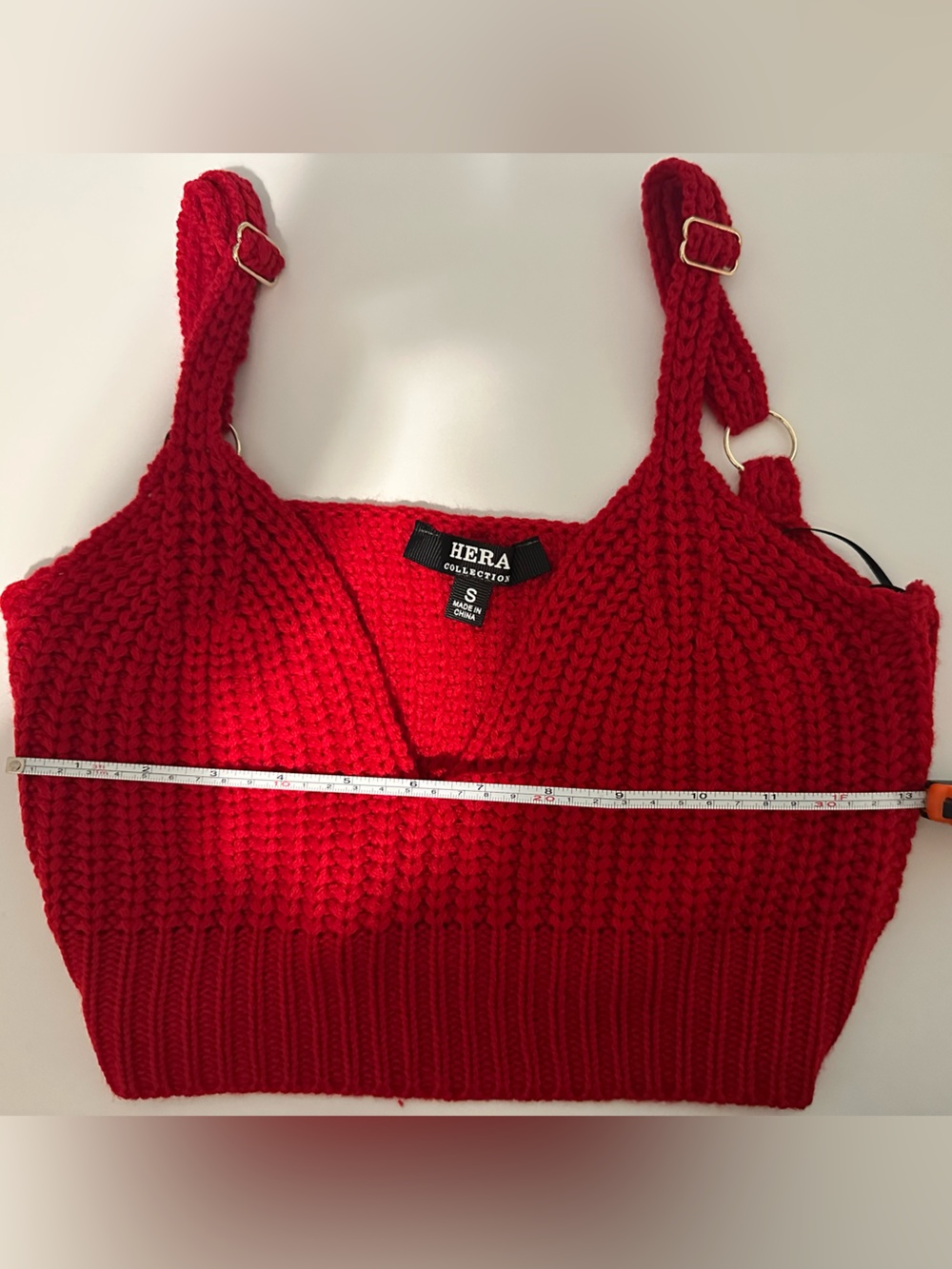 Red Knit Bolero Shrug - Picture 4 of 6